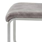 Chaises cantilever Scalea (lot de 2) Imitation cuir - Gris vintage