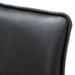 Chaises cantilever Timola (lot de 2) Imitation cuir - Noir