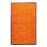 Deurmat Wash en Clean oranje - maat: 90x200cm