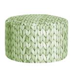 Repose-pieds DotCom Basket Microfibre - Citron vert