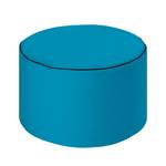 Pouf sgabello Scuba dot com Tessuto piatto - Petrolio