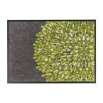 Paillasson Broadway I Fibres synthétiques - Gris / Vert pistache - 50 x 70 cm