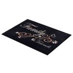 Paillasson Cardea Family Noir - Textile - 50 x 0.6 x 70 cm