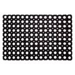 Paillasson Rubber Caoutchouc - Noir - 80 x 120 cm