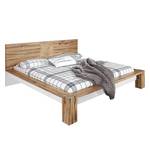 Bed Davos I smal hoofdeinde - wild eikenhouten look/alpinewit - 140 x 200cm