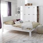 Lit futon Finca Rustica 180 Pin massif Vernis blanc