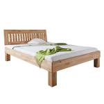 Massief houten bed Kleopatra (optioneel Natuurlijk gelakt beukenhout - 90 x 200cm - Geen opbergruimte