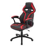 Fauteuil gamer Demen Imitation cuir - Noir / Rouge