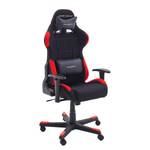 Chaise de bureau DX Racer R Tissu / Nylon - Noir / Rouge