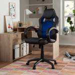 Chaise gamer Livaro Imitation cuir / Mesh - Noir / Bleu