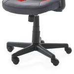 Gamestoel mcRacer III kunstleer/nylon - zwart/rood