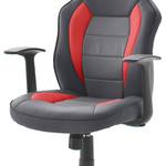 Gamestoel mcRacer III kunstleer/nylon - zwart/rood