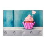 Garderobe Cupcake Edelstahl / Glas