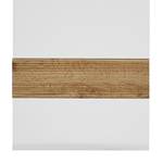 Garderobepaneel Horda mat wit / eikenhout - Breedte: 55 cm