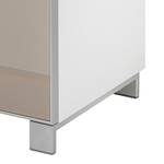 Banc de vestibule Alavere Taupe / Blanc