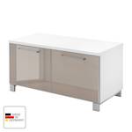 Banc de vestibule Alavere Taupe / Blanc