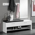 Banc de vestibule June II Blanc brillant