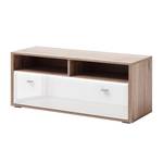 Banc de vestibule Yakima Imitation chêne Sanremo rustique Blanc