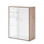 Commode Yakima rustieke San Remo eikenhouten look/wit