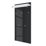 Panneau porte-manteaux Alavere III Anthracite / Blanc - Largeur : 80 cm