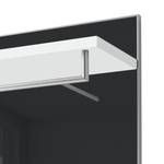 Panneau porte-manteaux Alavere III Anthracite / Blanc - Largeur : 80 cm