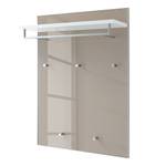 Panneau porte-manteaux Alavere IV Taupe / Blanc