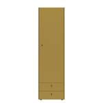 Armoire de vestibule Monteo Jaune olive - Largeur : 55 cm