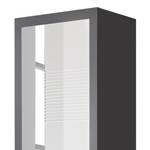 Armoire de vestibule Bettna Blanc brillant / Anthracite