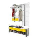 Ensemble de vestibule Bolton I Blanc / Jaune soleil