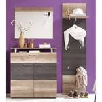 Garderobeset Rockland (3-delige set) Canyon eikenhouten look/Touchwood look