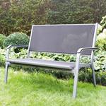 Banc de jardin Basic Plus Argenté/ Anthracite