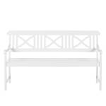 Banc de jardin Eternal Acacia massif - Blanc - Largeur : 158 cm