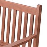 Banc de jardin Euka Nature II Bois massif marron