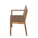 Banc de jardin en teck Line Linaria Bois - Marron