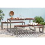 Banc de jardin Teakline Premium II Teck massif / Acier inoxydable