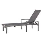 Chaise longue Linu I Aluminium / Textile