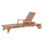 Chaise longue Teak Line Agia Bois marron