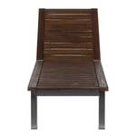 Bain de soleil Teak Line Vari Teck massif / Acier inoxydable