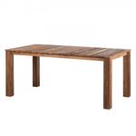 Ensemble mobilier jardin Teak Line Kiato Teck massif / Acier inoxydable / Textilene mûre