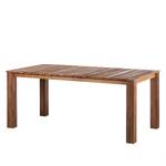 Ensemble mobilier jardin Teak Line Kiato Teck massif / Acier inoxydable / Textilene vert