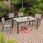 Gartenstuhl Avord (2er-Set) Polywood - Anthrazit