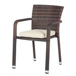 Chaises de jardin Caja II (lot de 2) Polyrotin marron