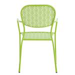 Chaises de jardin Fleury III (lot de 2) Métal vert pastel