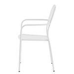 Chaises de jardin Fleury I (lot de 2) Métal blanc