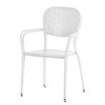 Chaises de jardin Fleury I (lot de 2) Métal blanc