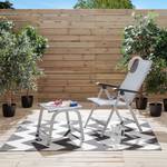 Chaise de jardin Friends I Aluminium / Fibres synthétiques - Aluminium / Anthracite