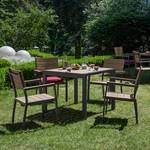 Gartenstuhl Kudo II  (2er-Set) Aluminium / Polywood