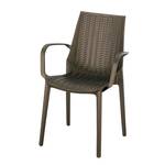 Gartenstuhl Linette Kunststoff Bronze