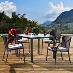 Gartenstuhl Paradise Gismo (2er-Set) Polyrattan Grau