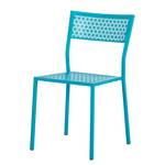 Chaises de jardin Pini II (lot de 2) Métal turquoise